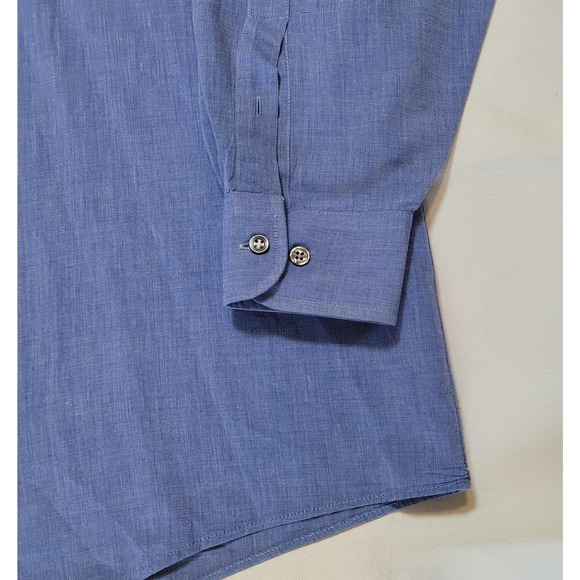 VNT Walt Disney World Mickey Mouse Men's Sz L Button Down Blue Pocket Logo Shirt - Picture 4 of 9